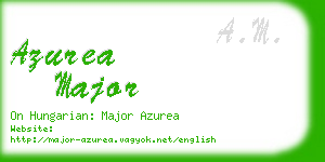 azurea major business card
